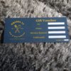 gift vouchers printed by Prints Malta for Mqabba FC Bar and Restaurant