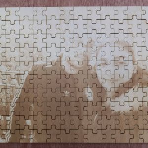 Customized Engraved Wooden Puzzle 140 pcs