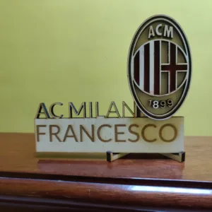 ac milan stand with name by prints malta