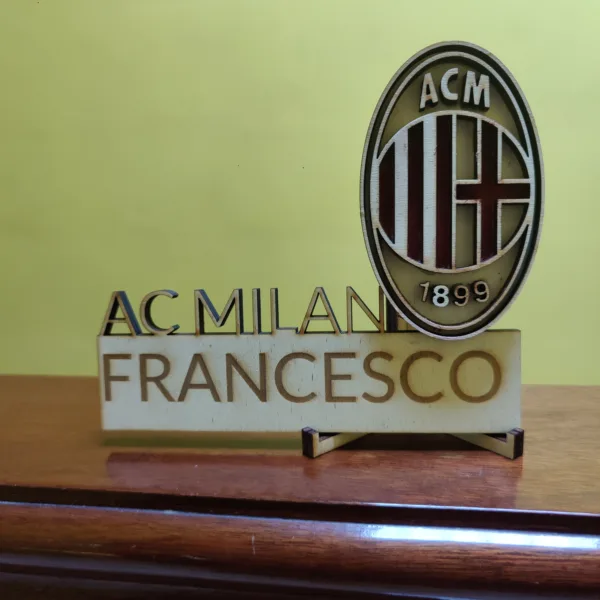 ac milan stand with name by prints malta