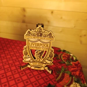Liverpool wooden plaque with name by prints malta gift for birthdays, and football fans