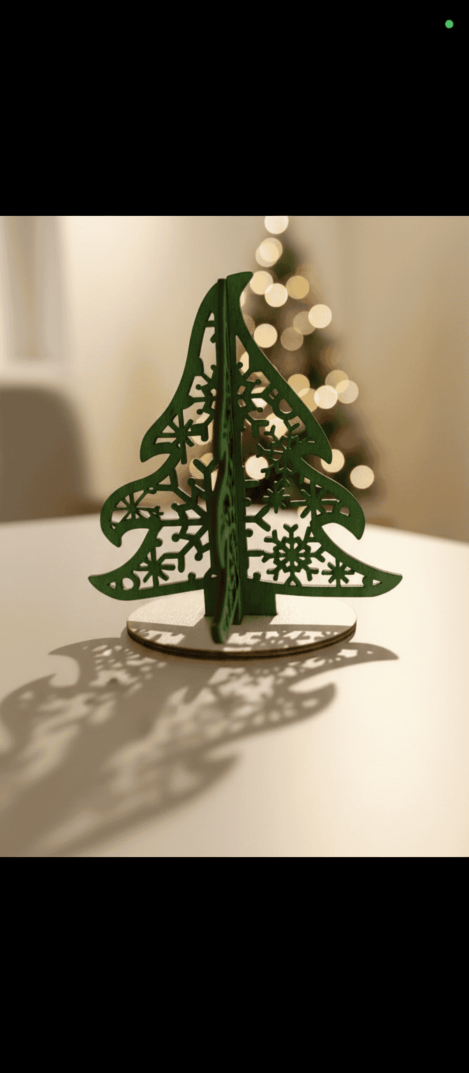 Scandinavian style Wooden Christmas Tree