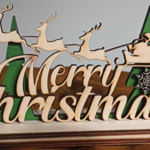 Merry Christmas table organizer stand decoration